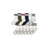 Men's Vintage Stripes Half Calf Sock 12-Pack