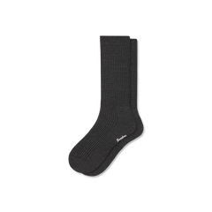 Men's Merino Cashmere Blend Fine Rib Calf Socks