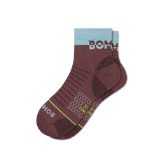 Men's Merino Wool Blend Hiking Quarter Socks