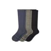 Women's Merino Wool Blend Everyday Compression Knee High Sock 3-Pack (15-20mmHg)