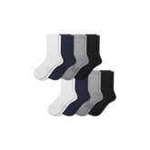 Men's Modern Rib Half Calf Sock 8-Pack