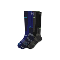 Women's Mid-Cushion Merino Wool Blend Ski & Snowboard Sock 2-Pack
