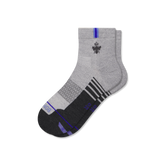 Men's Merino Wool Blend Run Quarter Socks