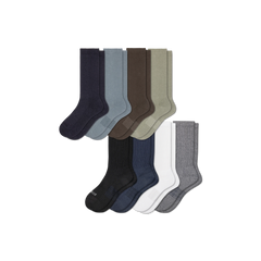 Men's Modern Rib Calf Sock 8-Pack