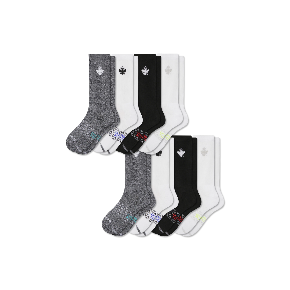 Women's All Sport Calf Sock 8-Pack