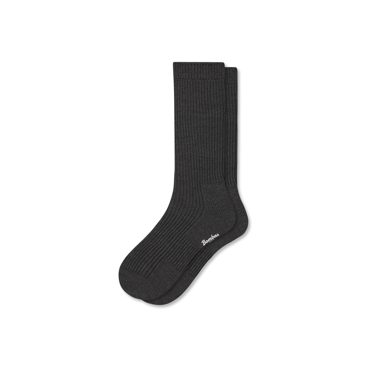 Women's Merino Cashmere Blend Fine Rib Calf Socks