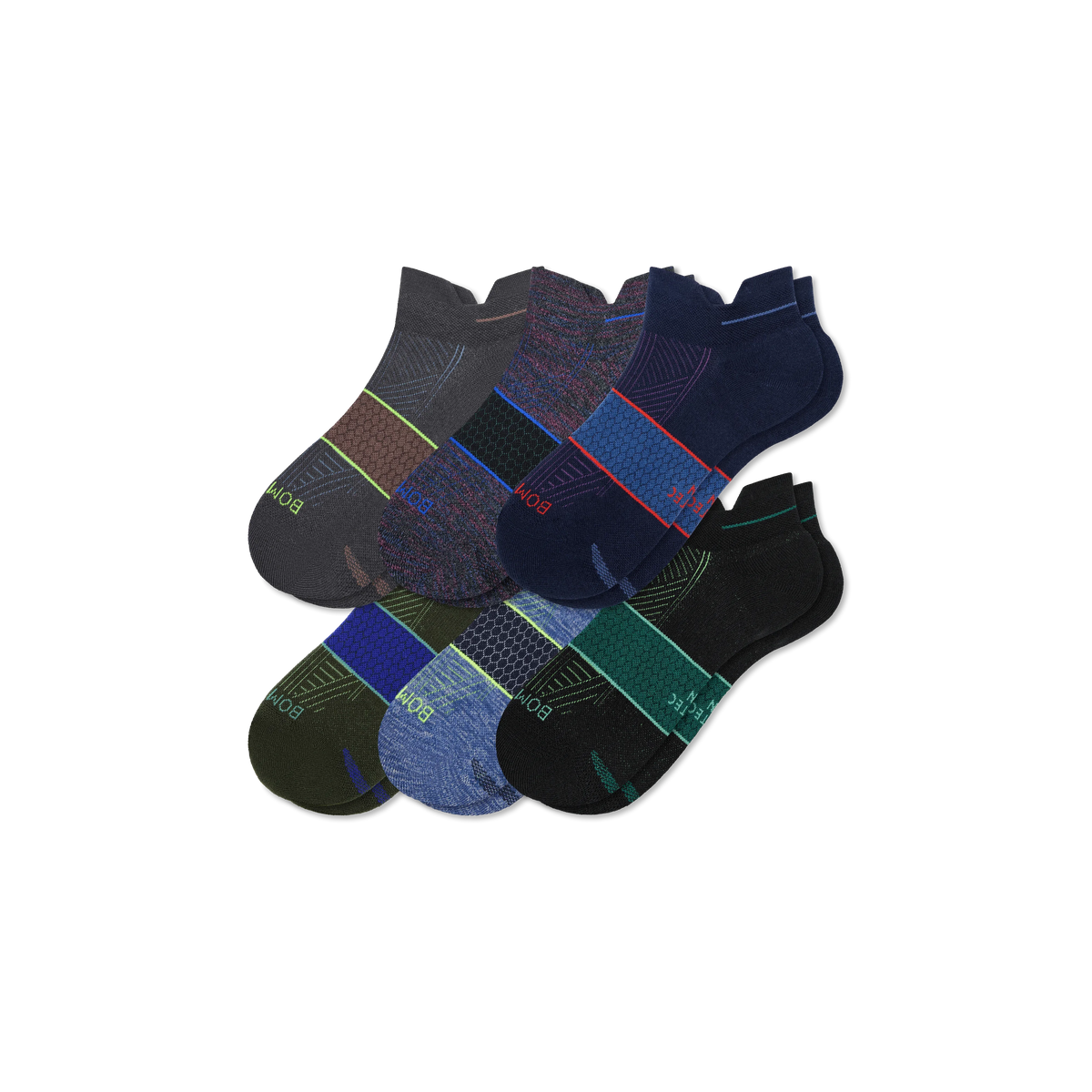 Men's Run Ankle Sock 6-Pack
