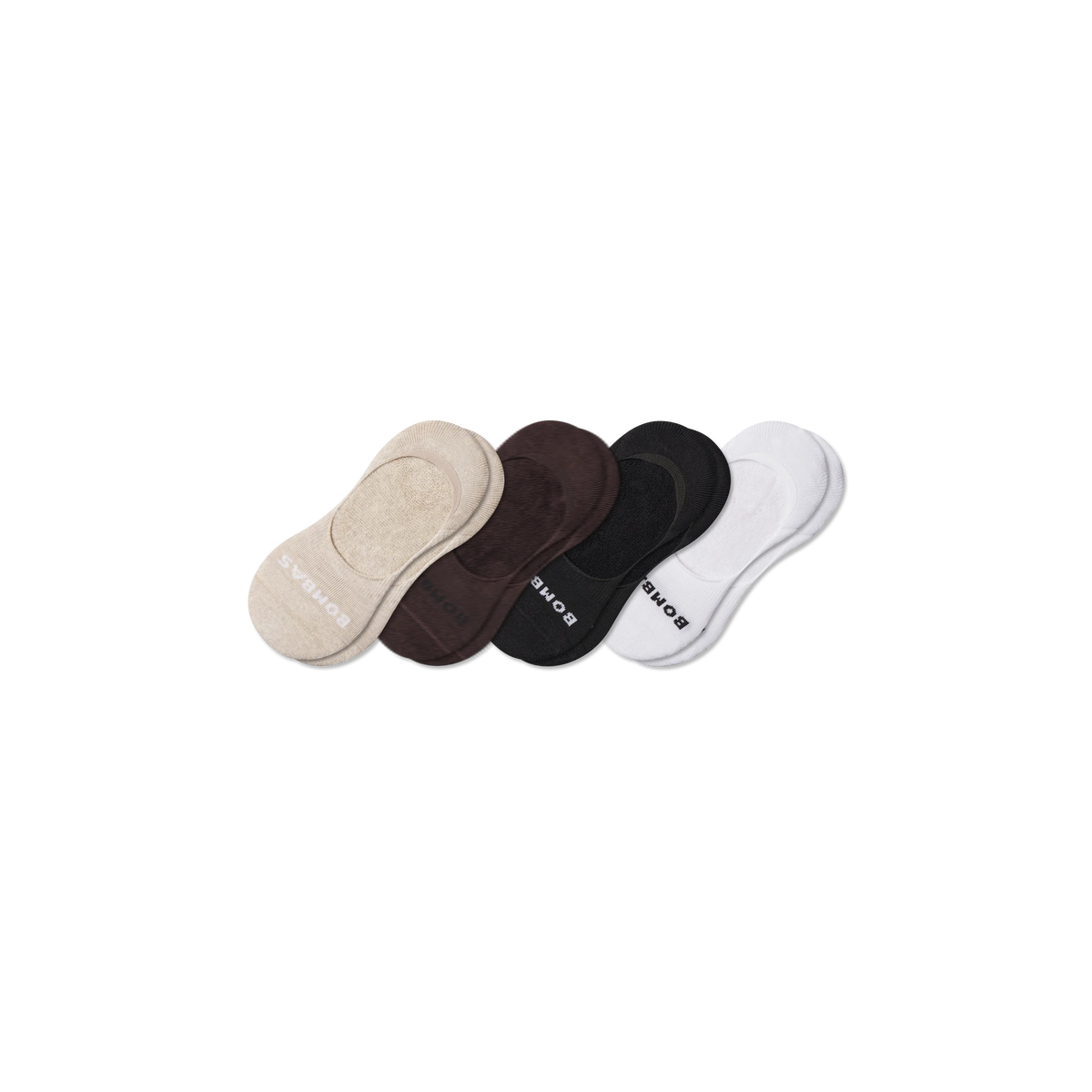 Men's Mid-Cut Cushioned No Show Sock 4-Pack