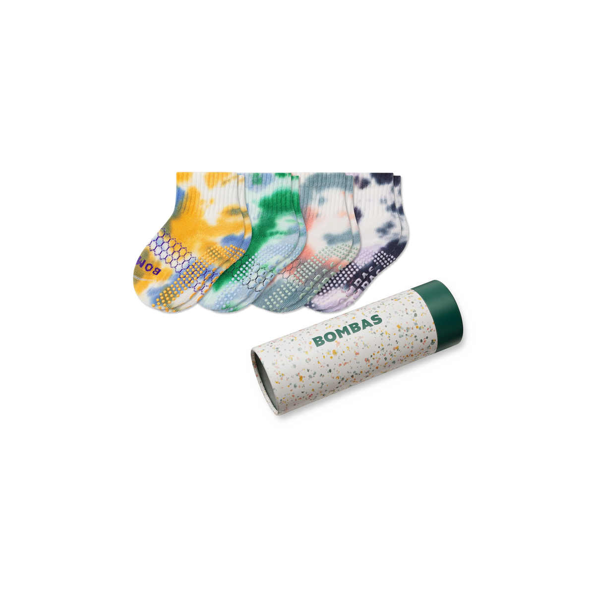 Toddler Celebration Gripper Calf Sock 4-Pack Gift Box