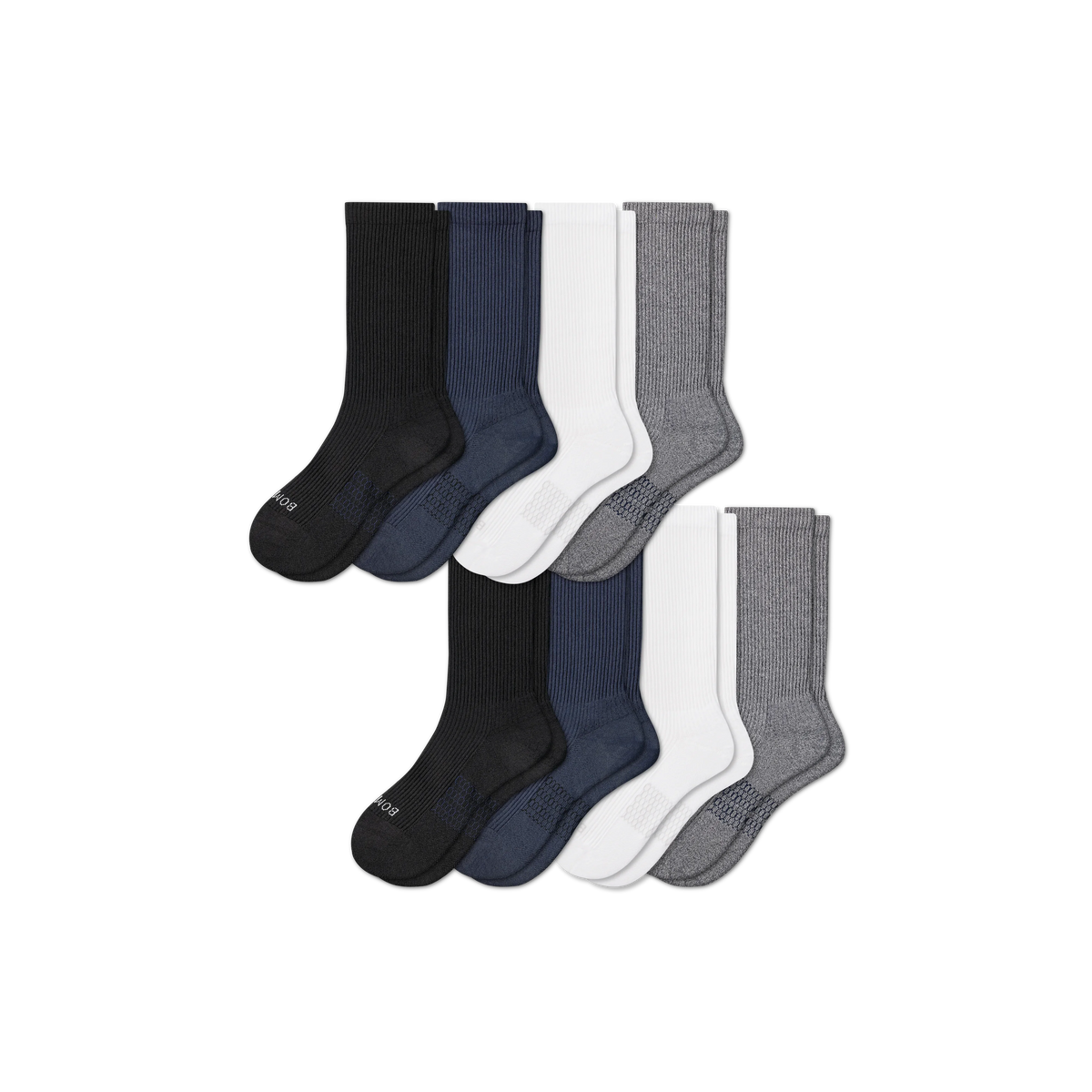 Men's Modern Rib Calf Sock 8-Pack
