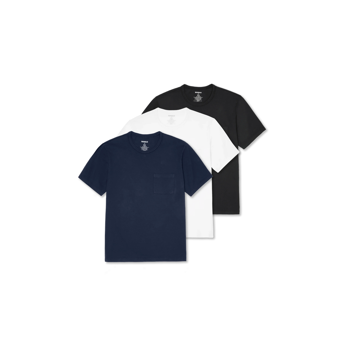 Men’s Premium Weight Pocket Crew Neck T-Shirt 3-Pack