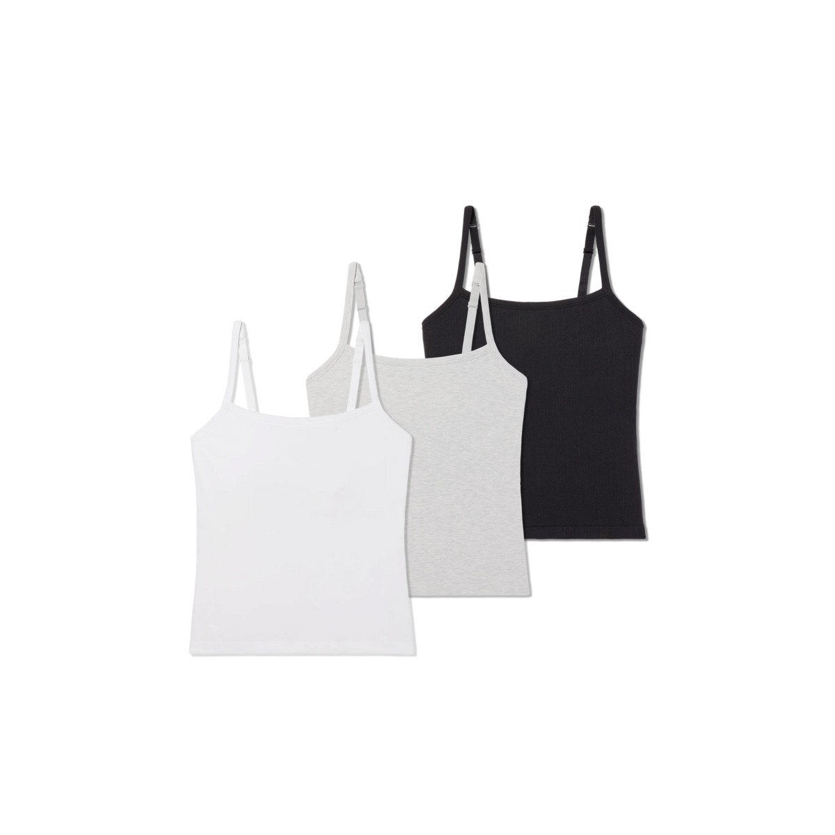 Women's Built-In Bra Seamless Cami 3-Pack